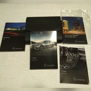 Mercedes-Benz 2016 C Class Sedan Owners Manual Complete Set